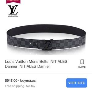 Louis Vuitton belt men’s used a couple of times